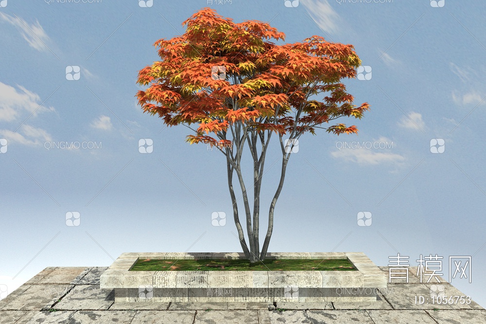 枫树3D模型下载【ID:1056753】