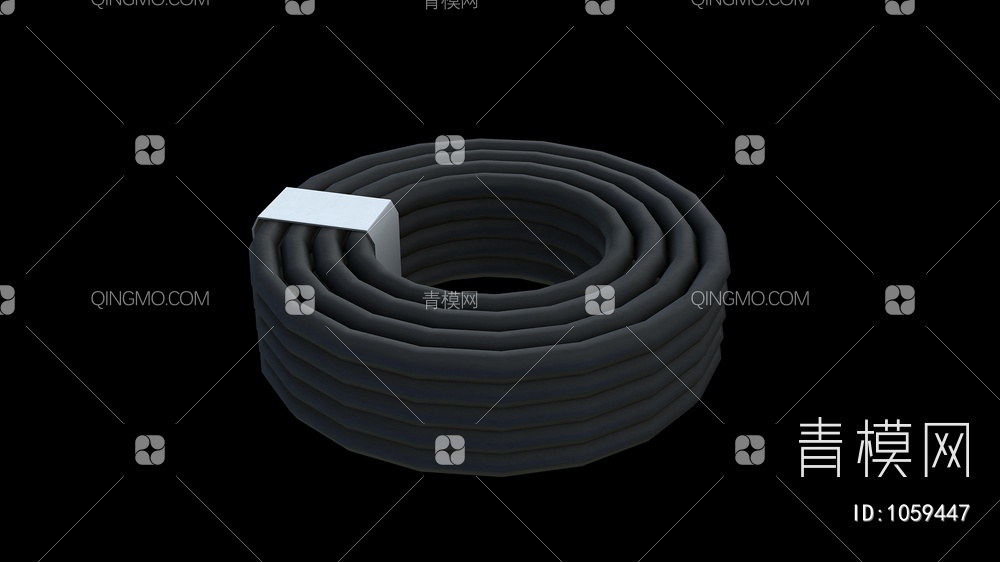 屏蔽双绞线 电缆3D模型下载【ID:1059447】