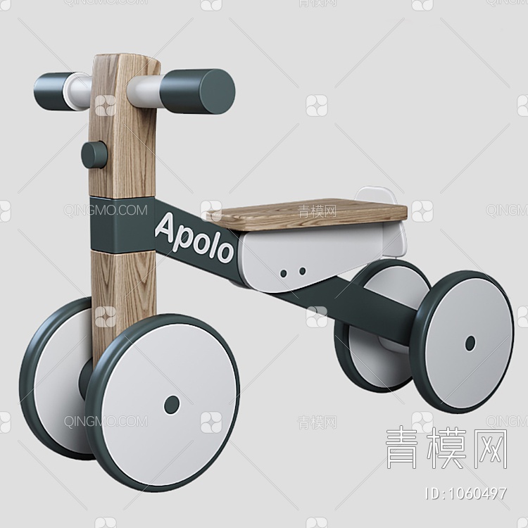 儿童玩具车3D模型下载【ID:1060497】