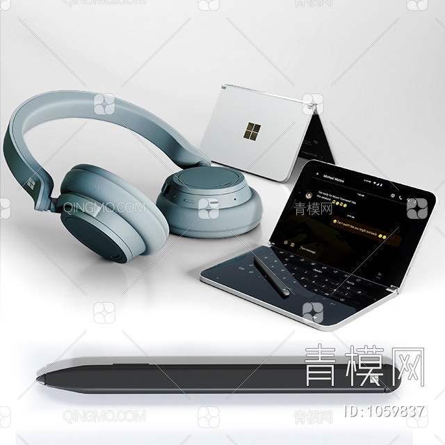 耳机3D模型下载【ID:1059837】