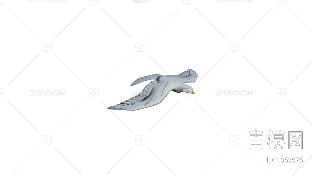 鸟 海鸥3D模型下载【ID:1062576】