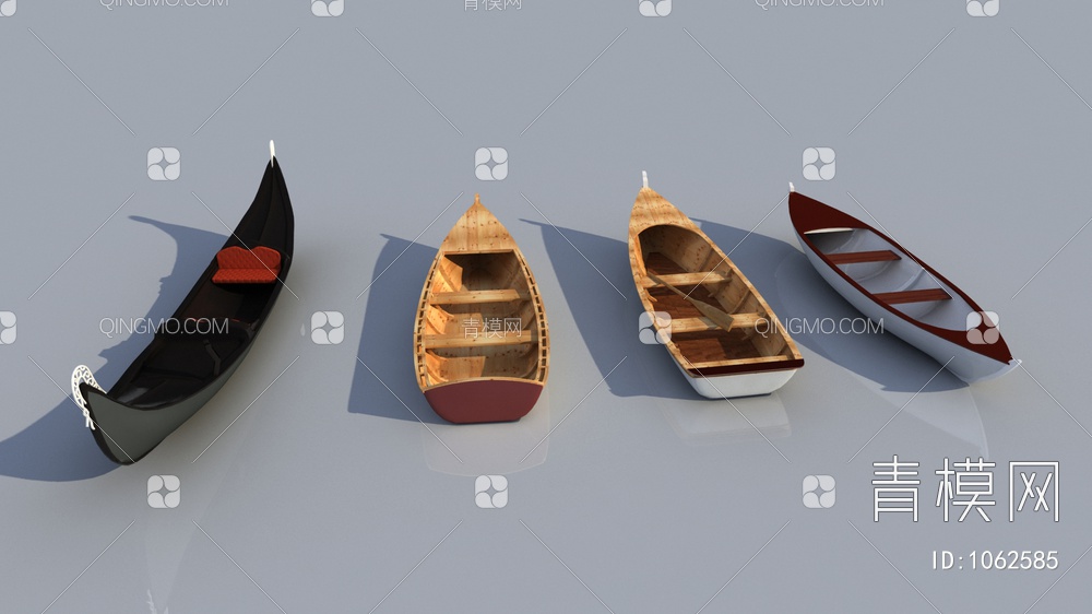 木船3D模型下载【ID:1062585】