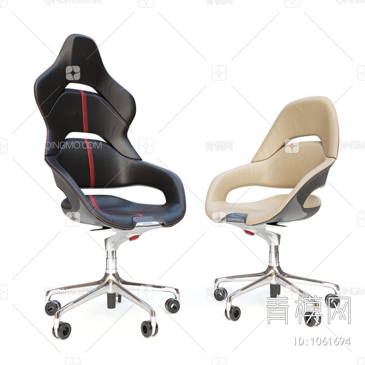 办公椅 电竞椅3D模型下载【ID:1061694】