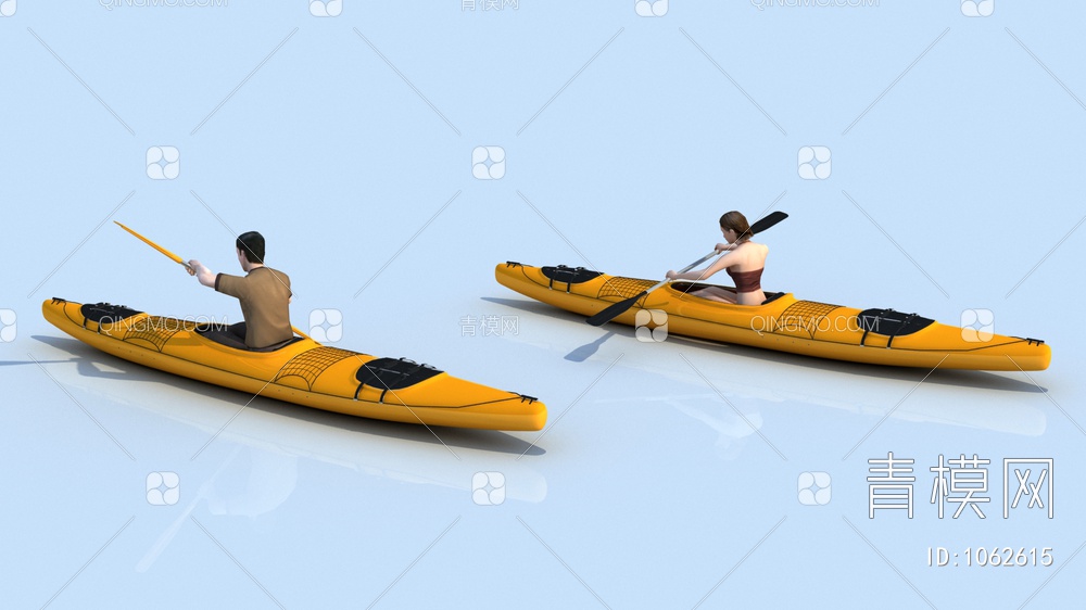 皮划艇3D模型下载【ID:1062615】