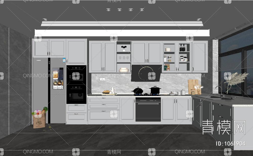 厨房SU模型下载【ID:1061904】
