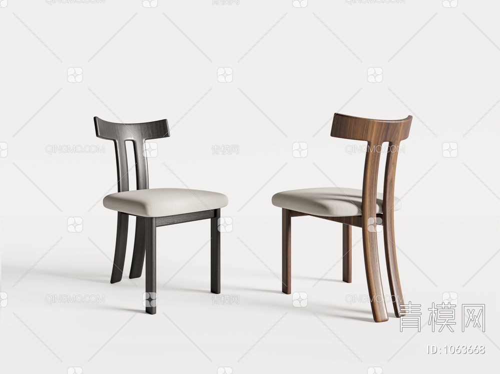 单椅3D模型下载【ID:1063668】