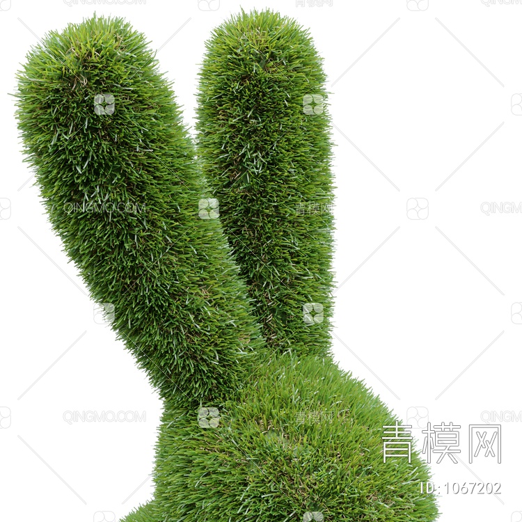 草皮绿植动物3D模型下载【ID:1067202】