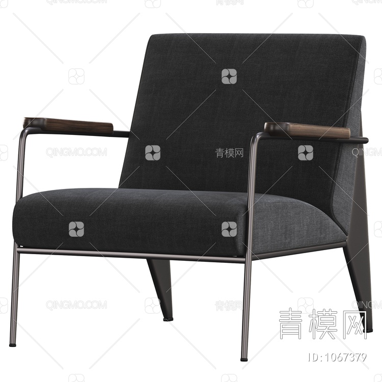 单椅3D模型下载【ID:1067379】