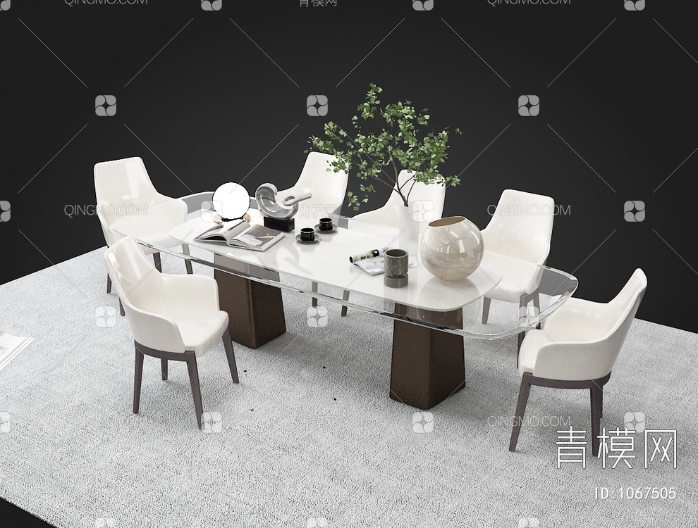 餐桌椅3D模型下载【ID:1067505】