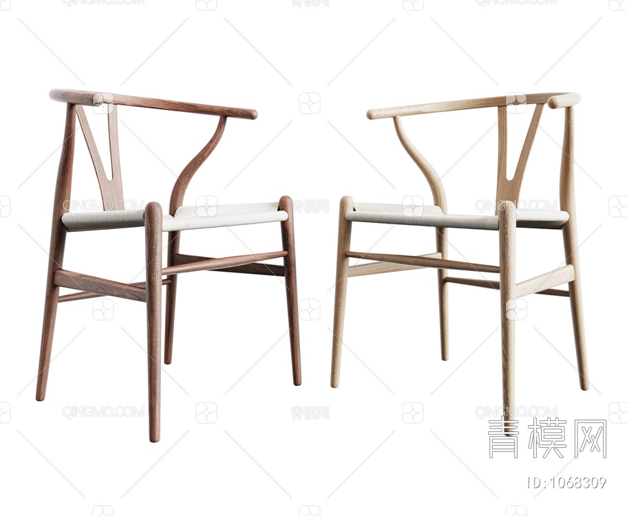 餐椅  单椅  休闲椅3D模型下载【ID:1068309】