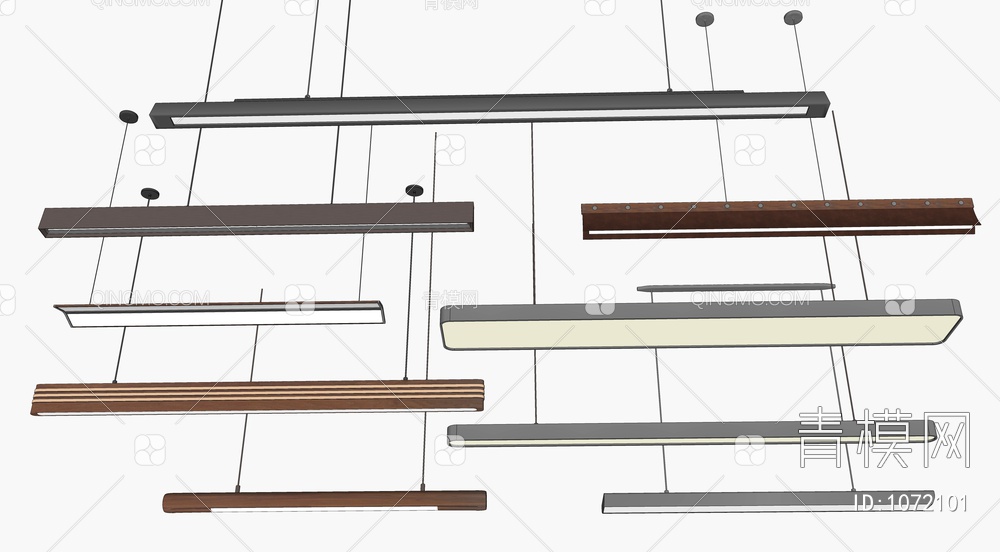 吊灯SU模型下载【ID:1072101】