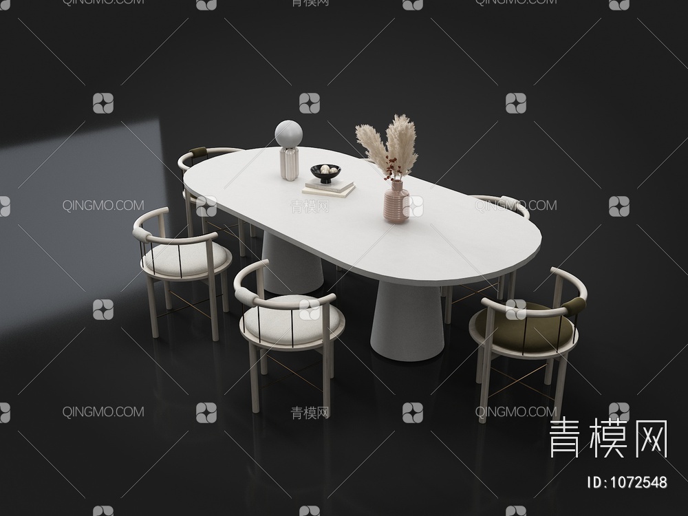 餐桌椅3D模型下载【ID:1072548】