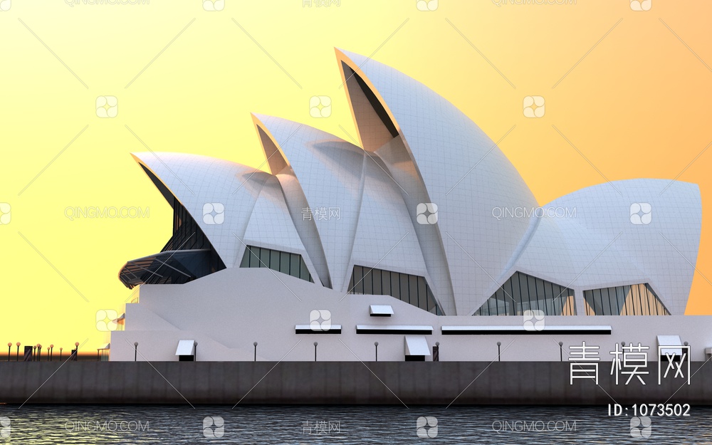 悉尼歌剧院3D模型下载【ID:1073502】
