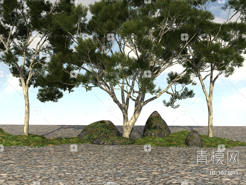 景观树 树3D模型下载【ID:1073691】