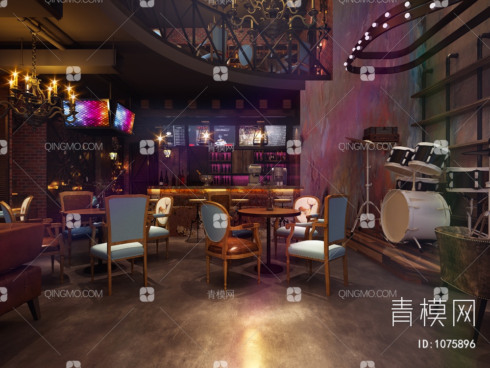 酒吧3D模型下载【ID:1075896】