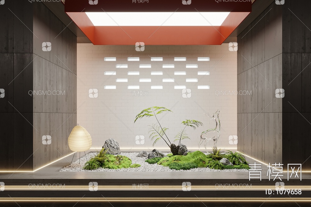 植物景观3D模型下载【ID:1079658】