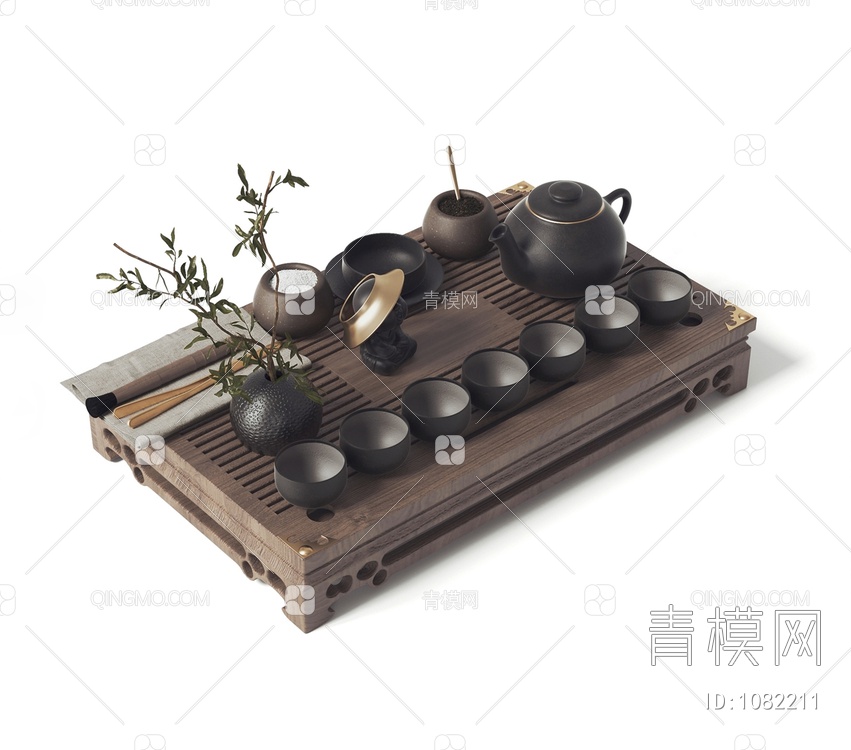 茶具3D模型下载【ID:1082211】