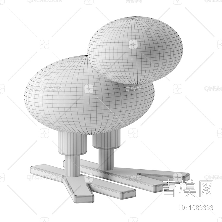 小鸟椅 儿童椅3D模型下载【ID:1083333】