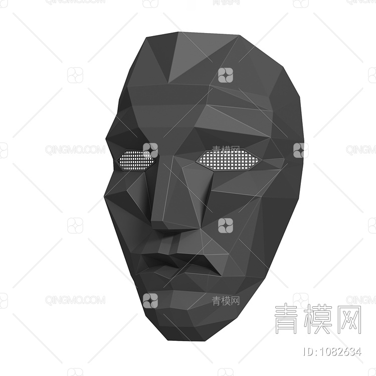 面具3D模型下载【ID:1082634】