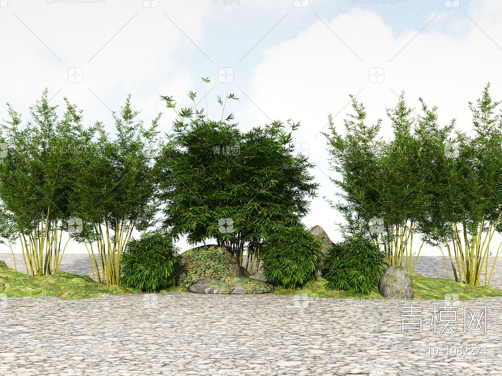 竹子植物3D模型下载【ID:1082274】