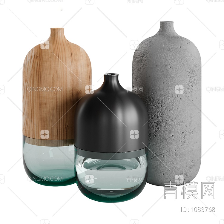 创意花瓶3D模型下载【ID:1083768】