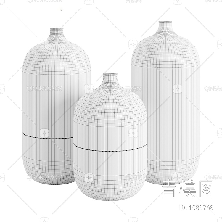 创意花瓶3D模型下载【ID:1083768】