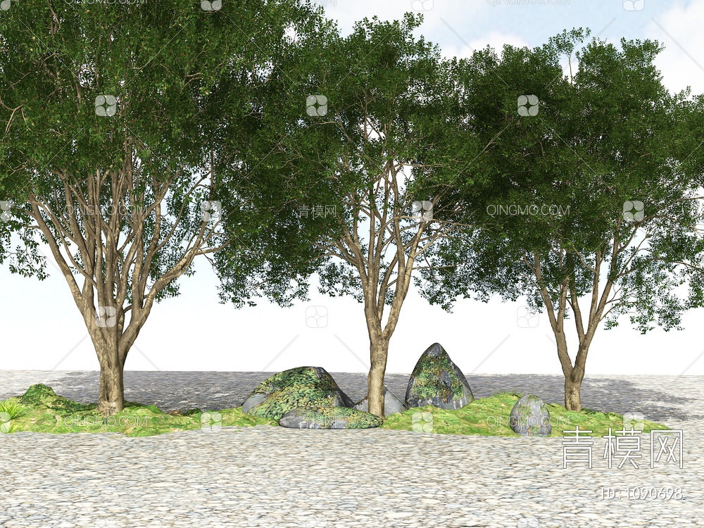 树 景观树3D模型下载【ID:1090698】