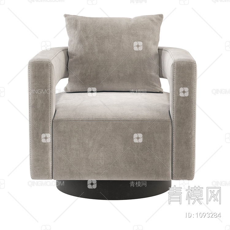 休闲单椅3D模型下载【ID:1093284】