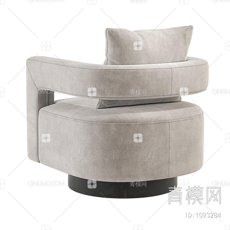 休闲单椅3D模型下载【ID:1093284】
