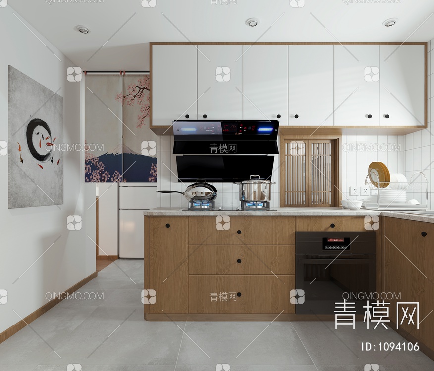 厨房3D模型下载【ID:1094106】