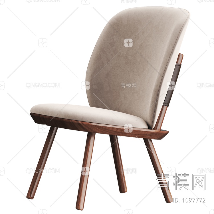 休闲单椅3D模型下载【ID:1097772】