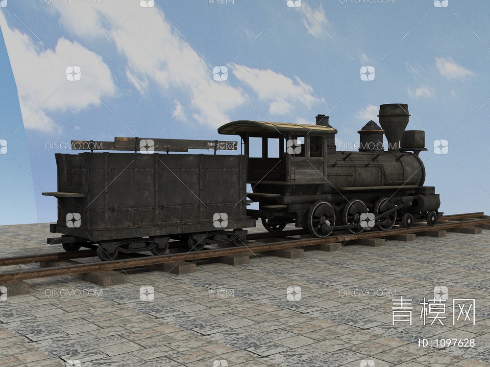 火车3D模型下载【ID:1097628】