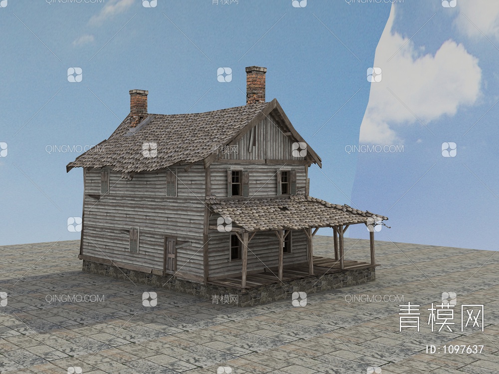 老房子3D模型下载【ID:1097637】
