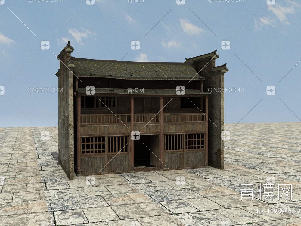 老房子、木房子、瓦房、土房、毛草房3D模型下载【ID:1098945】