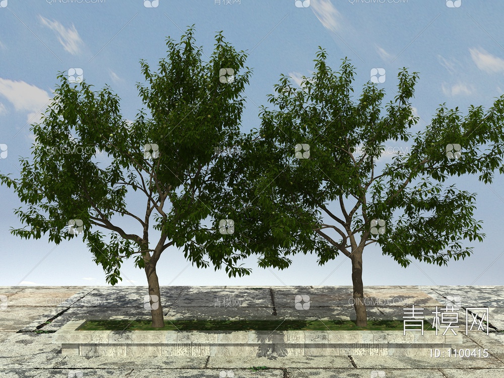 果树 树3D模型下载【ID:1100415】