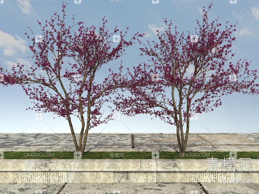 紫荆树3D模型下载【ID:1101738】