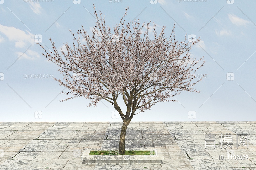 桃树3D模型下载【ID:1102629】