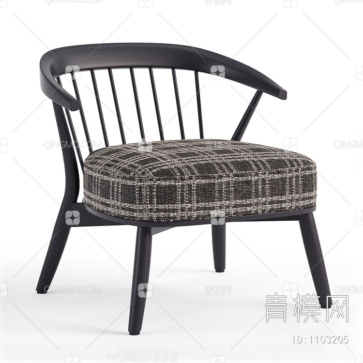 休闲单椅3D模型下载【ID:1103205】