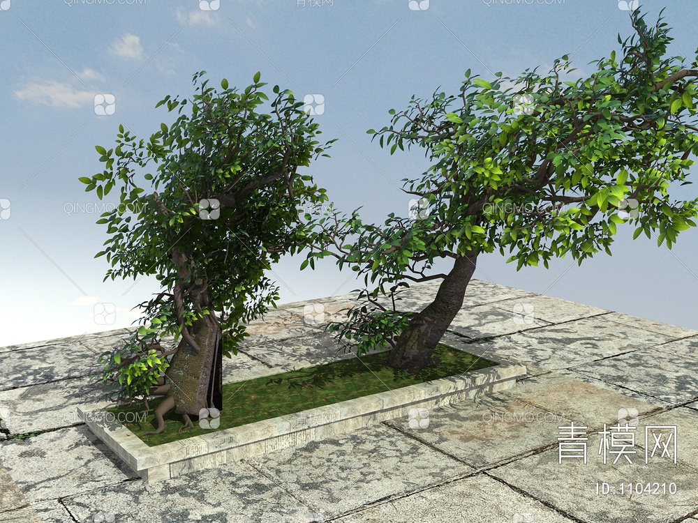 树、古树植物、大树植物3D模型下载【ID:1104210】