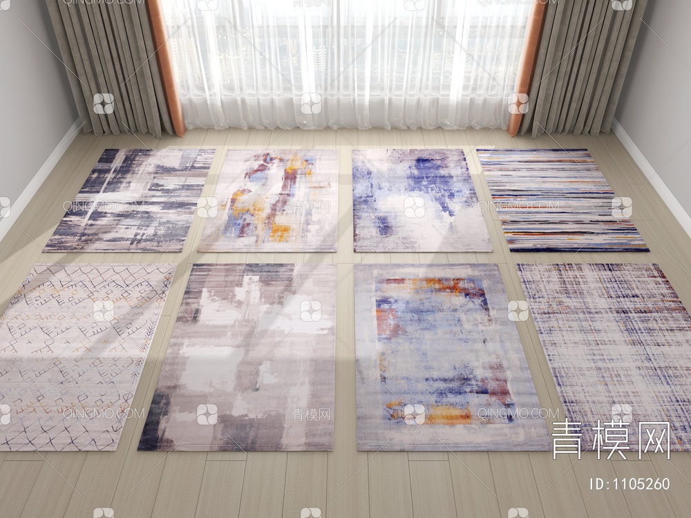 地毯组合3D模型下载【ID:1105260】