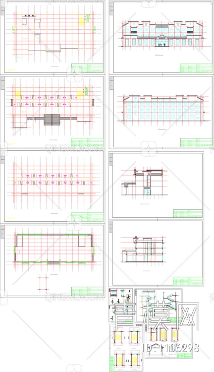 徽派宾馆建筑施工图【ID:1106298】