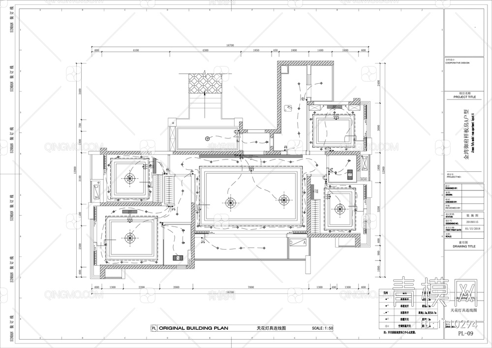 样板间CAD施工图【ID:1110294】