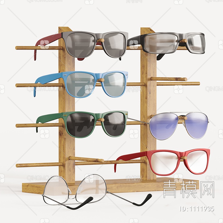 Sunglasses 眼镜架 眼镜3D模型下载【ID:1111935】