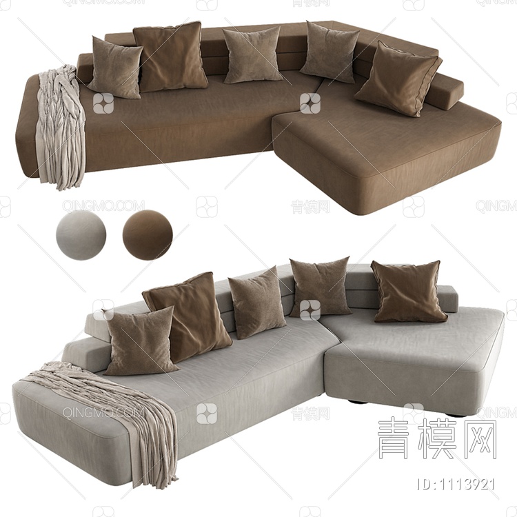 沙发3D模型下载【ID:1113921】
