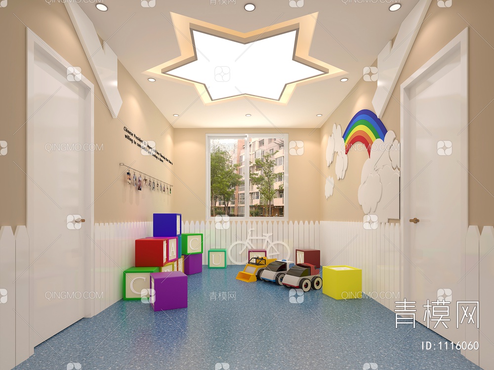 幼儿园 教室3D模型下载【ID:1116060】