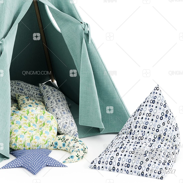 儿童帐篷3D模型下载【ID:1116627】