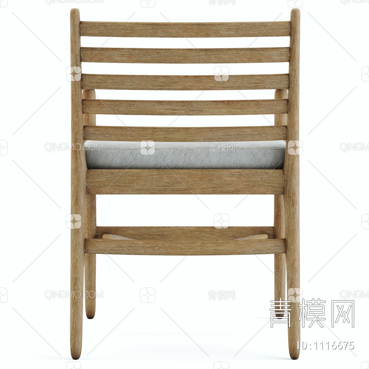 单椅3D模型下载【ID:1116675】