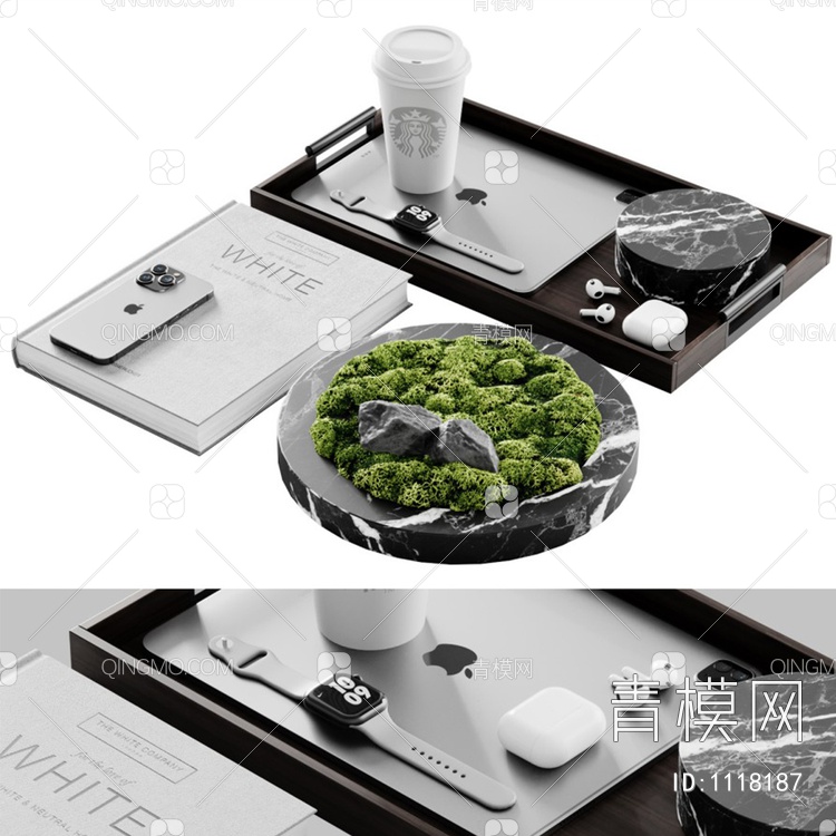 桌面食物摆件3D模型下载【ID:1118187】