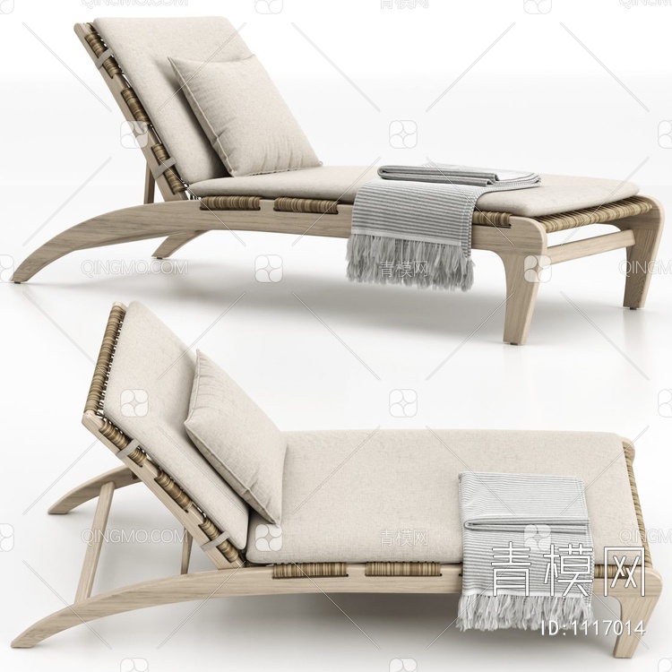 躺椅3D模型下载【ID:1117014】