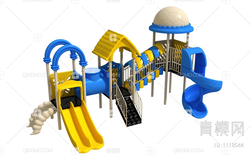 滑梯，儿童滑梯，儿童小玩具3D模型下载【ID:1118544】